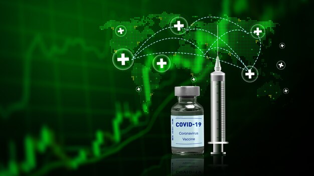 Vacuna para covid 19 vial frasco con covid 19 vacuna contra el virus corona dosis de fármaco para inyecciones