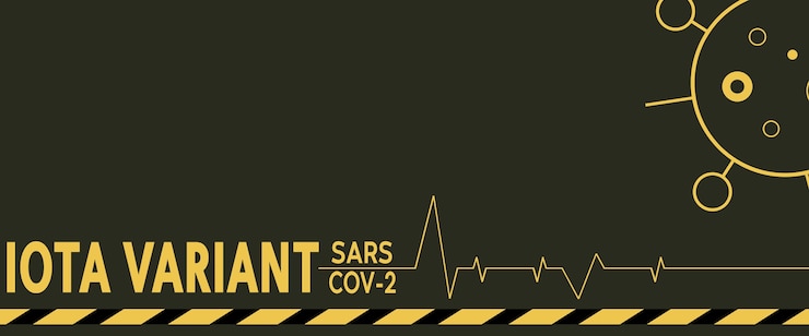 Foto vacunación variante sars-cov-2 iota. estilo plano, concepto de vacunación, inyección.