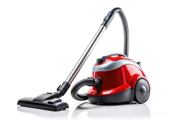 Vacuum cleaner em fundo branco