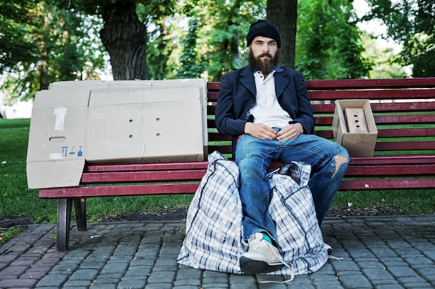 Vagabundo en el parque