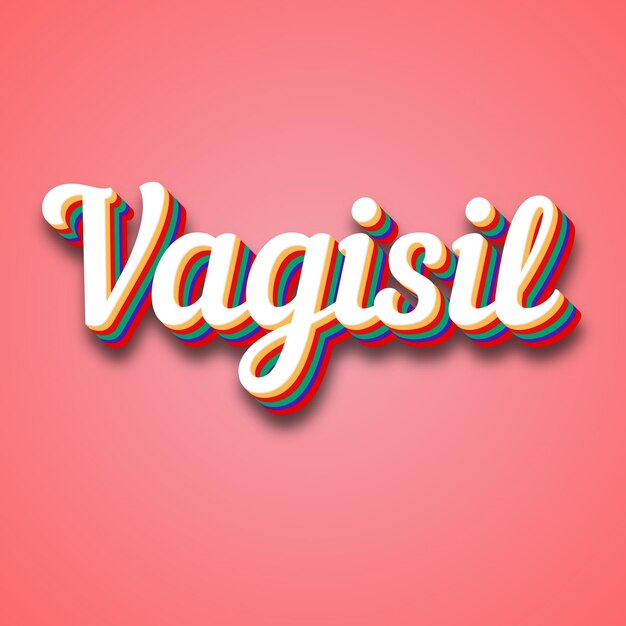 Foto vagisil text-effekt foto-bild cool