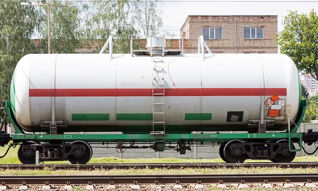 Foto vagón cisterna de ferrocarril