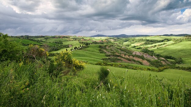 Val d'Orcia in der Toskana