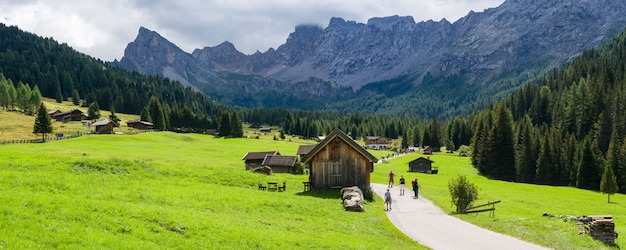 Val san nicolo em fassa valley