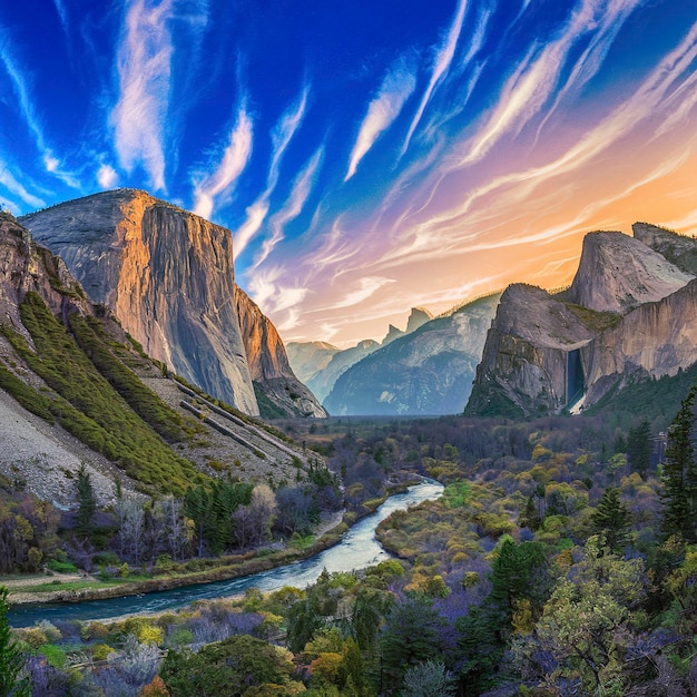 Vale de Yosemite Estados Unidos