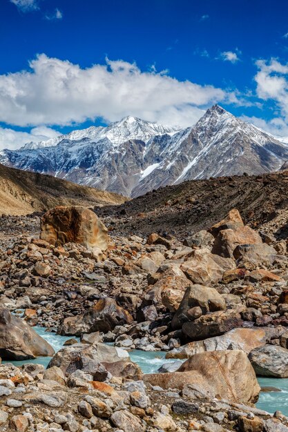 Vale Lahaul na Índia, Himalaia, Índia