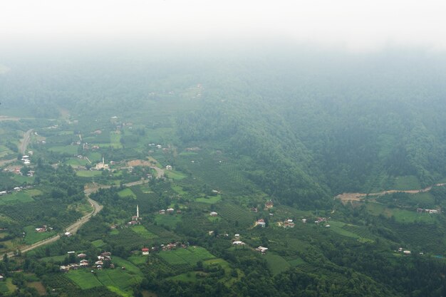 Vale Macahel no leste do Mar Negro Artvin Turquia