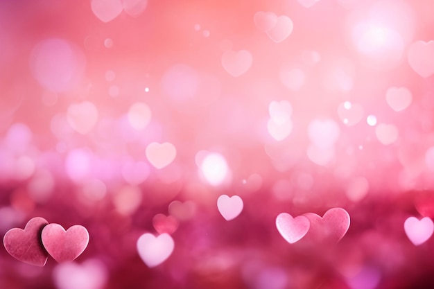Valentín Bokeh Fondo Pink Bokeh Fondo Día de San Valentín Papel digital Día de San Valentine Fondo de San Valentine Papel de pared El día de San Valentine Banner