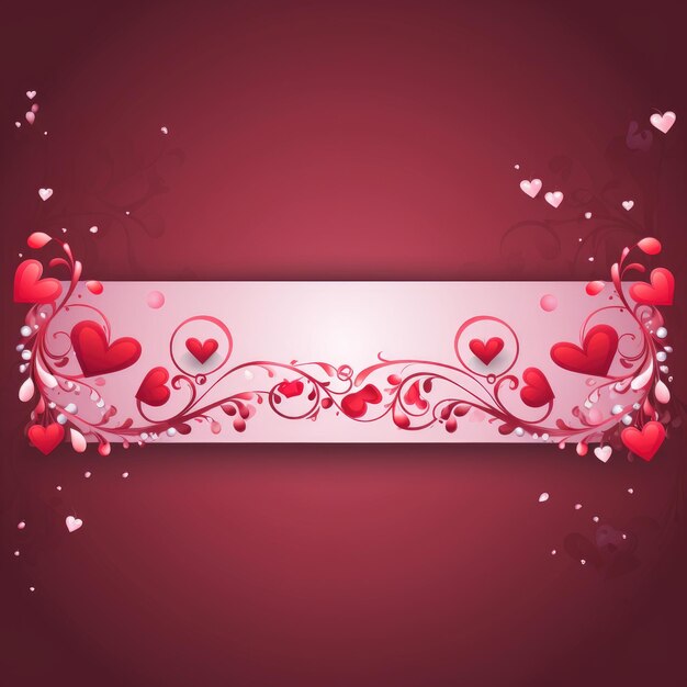 Foto valentine banner hd 8k papel de parede banco de imagem fotográfica