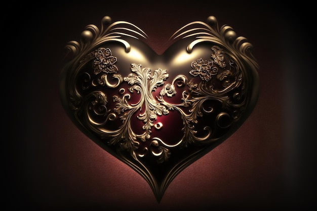 Valentine Love Heart Romance Wallpaper Art Background