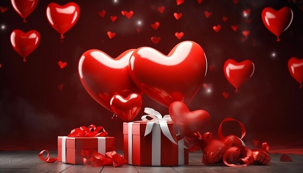 Valentinstag 3D-Rendering