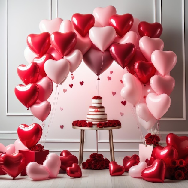 Valentinstag Besonderer Anlass Anivarsary Vorlage Hintergrund für Geliebte