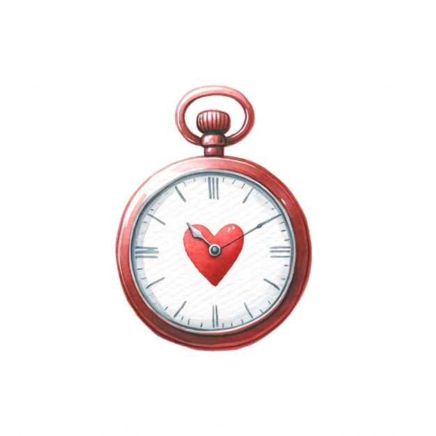 Foto valentinstag clipart zeitlose liebe taschenuhr