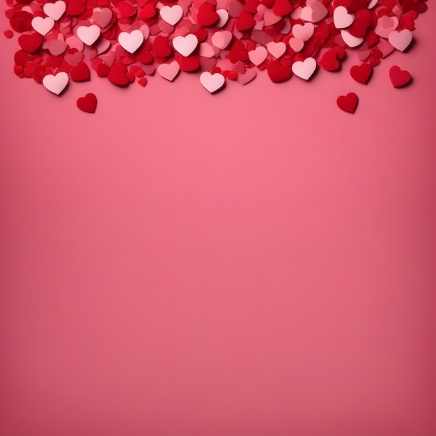 Valentinstag-Herz-Hintergrunddesign