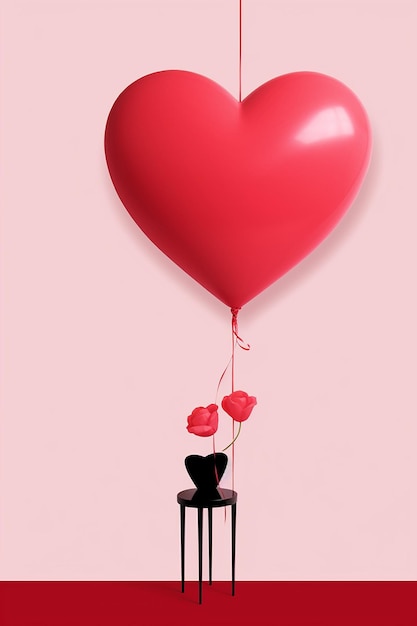 Foto valentinstag minimalismus poster