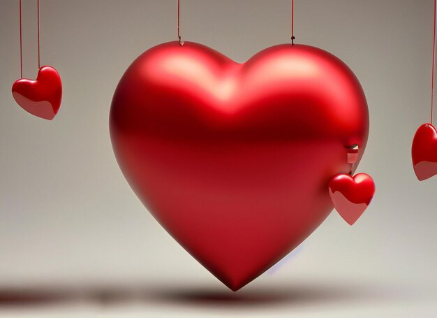Valentinstag mit Herz-Hintergrund