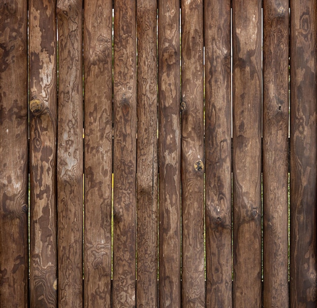 Valla de textura de troncos de madera.