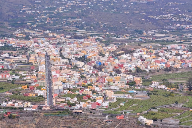 Foto valle en las islas canarias