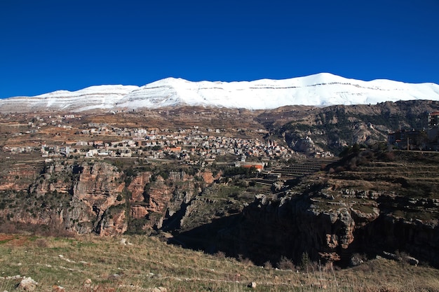 Valle de Kadisha en las montañas del norte del Líbano