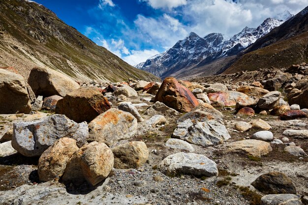 Valle de Lahaul en Himalaya