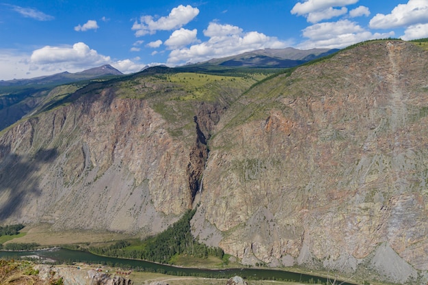 Valle del rio, vista superior.