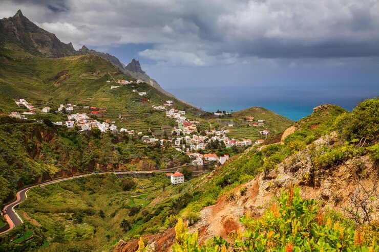 Valle de Taganana en las montañas de Anaga