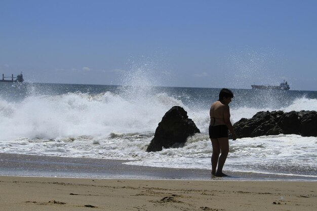 Valparaispo e Nino Del mar Chile