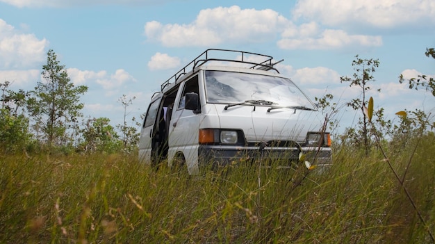 Van doméstica para viagens vintage