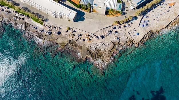 Vare de la costa de Creta en Hersonissos Grecia.