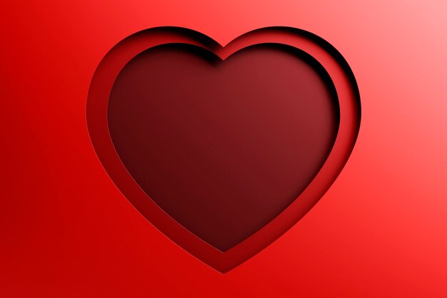 Varias formas de corazón para transmitir el amor con su corazón para un feliz Día de San Valentín 3d renderización