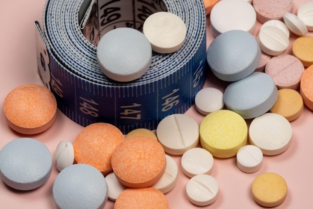 Variation von überzogenen Tabletten zur Behandlung von Krankheiten