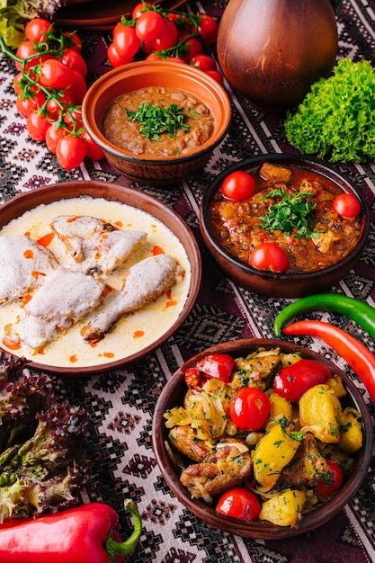 variedad de cocina tradicional de Europa del Este