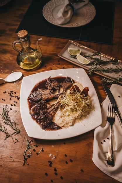 variedad de comida Testi para usted