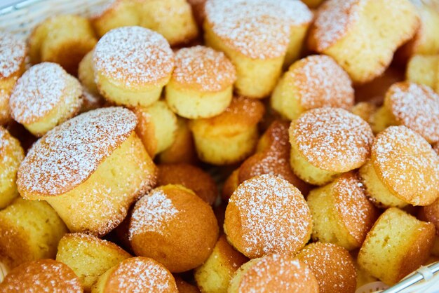 Variedad de icono de foto de panadería de productos horneados para la frescura de alimentos básicos y variedad de productos