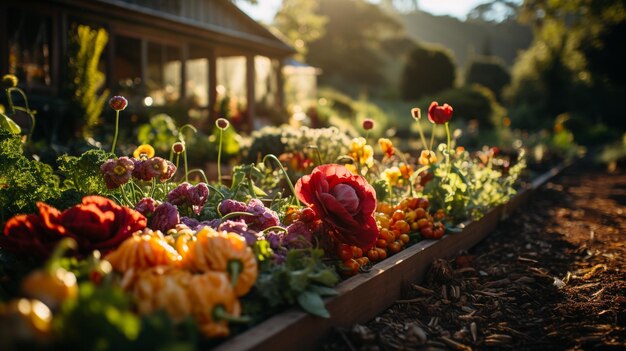 Foto variedad de verduras orgánicas