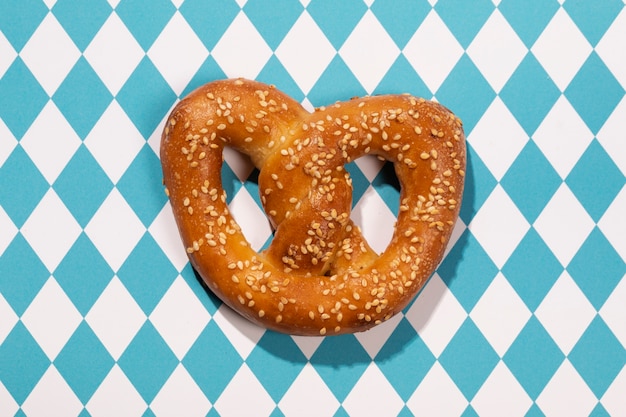 Variedade da oktoberfest com deliciosos pretzel