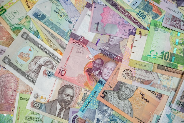 variedade de notas de Rand sul-africano fundo monetário sul-africano mercado de ações sul-africano