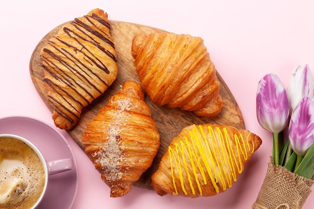 Vários croissants