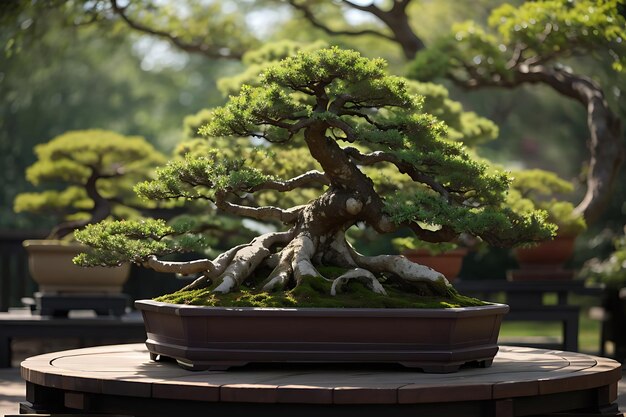 Foto varios tipos de bonsai