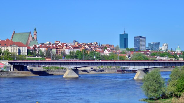 Varsovia, Polonia 11 de abril de 2024 Panorama de la ciudad vieja