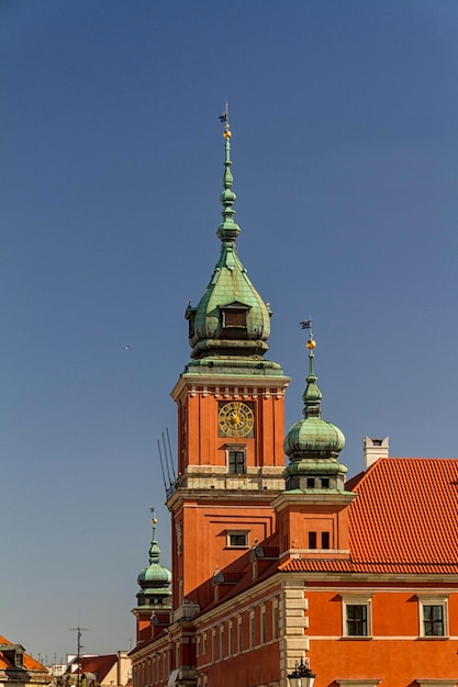 Varsovia Polonia Ciudad Vieja famoso Castillo Real Sitio de Patrimonio Mundial de la UNESCO