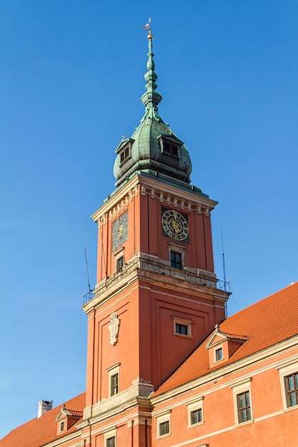 Varsovia Polonia Ciudad Vieja famoso Castillo Real Sitio de Patrimonio Mundial de la UNESCO