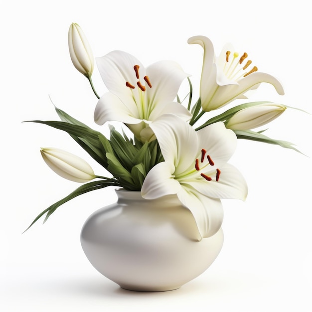 Foto vase lily bowl schöne blumendekoration für jeden raum