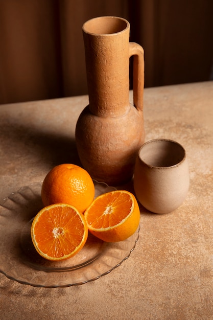 Vaso ainda vida em estilo barroco