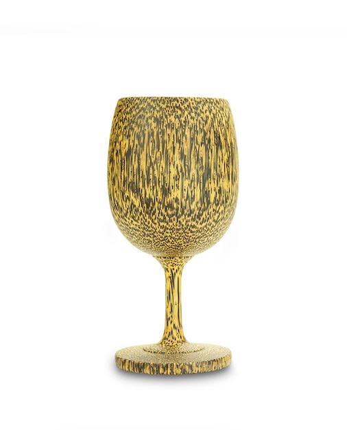 vaso de brandy hecho de palma de azúcar camino de corte