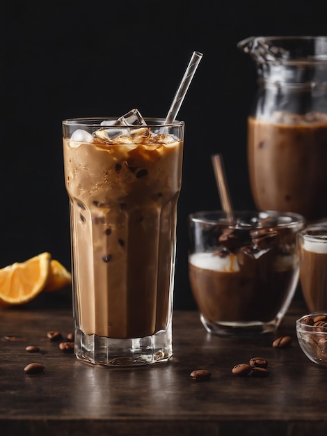 Vaso de café helado