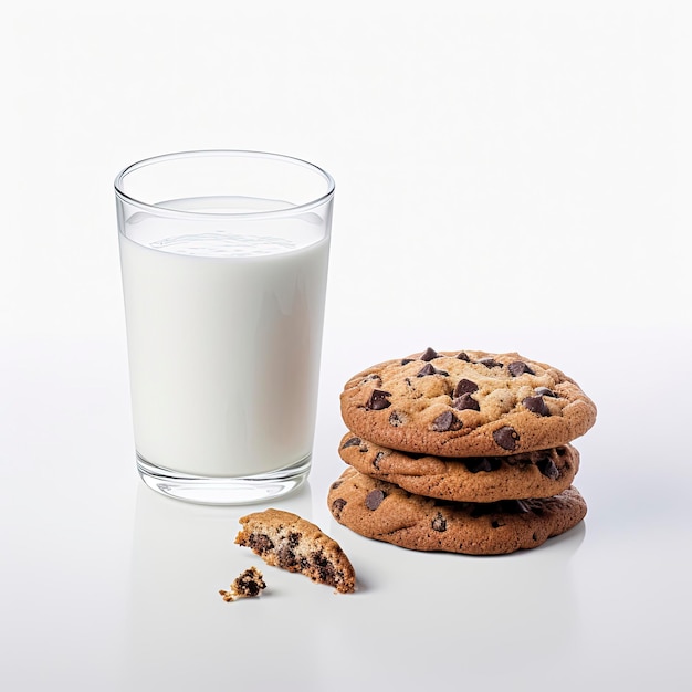 Un vaso de cama con galletas.