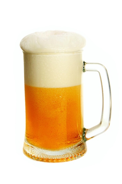 Vaso con cerveza