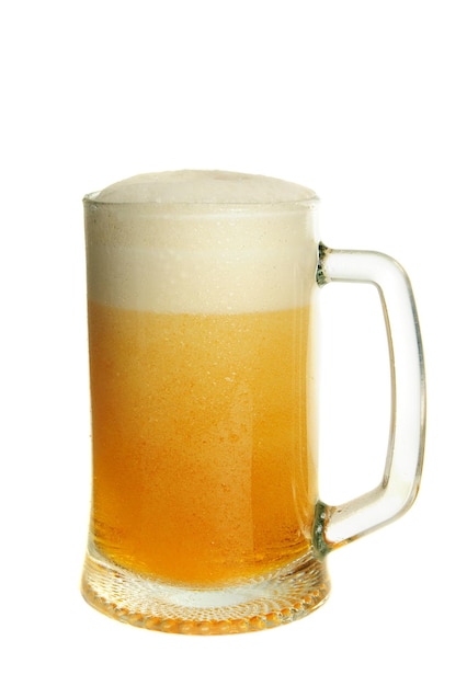 Vaso con cerveza