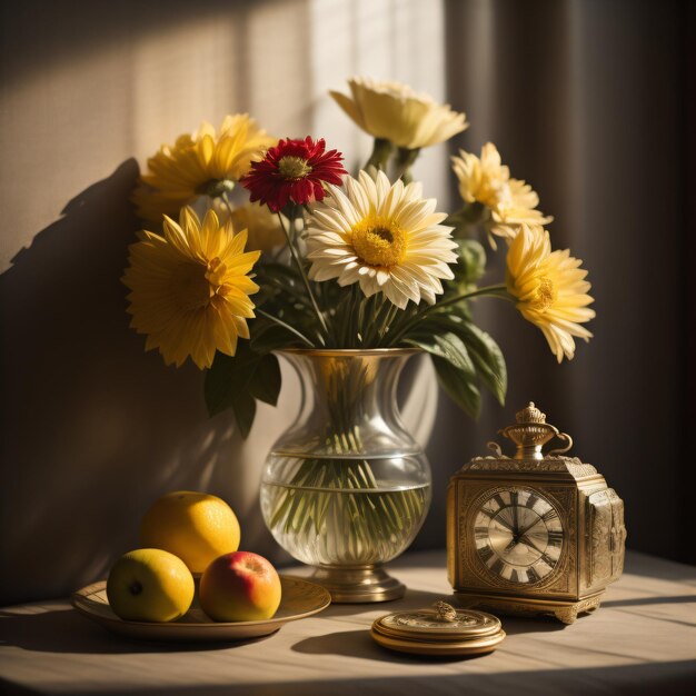 Foto vaso de flor